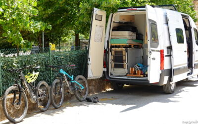 Un tiroir à vélos